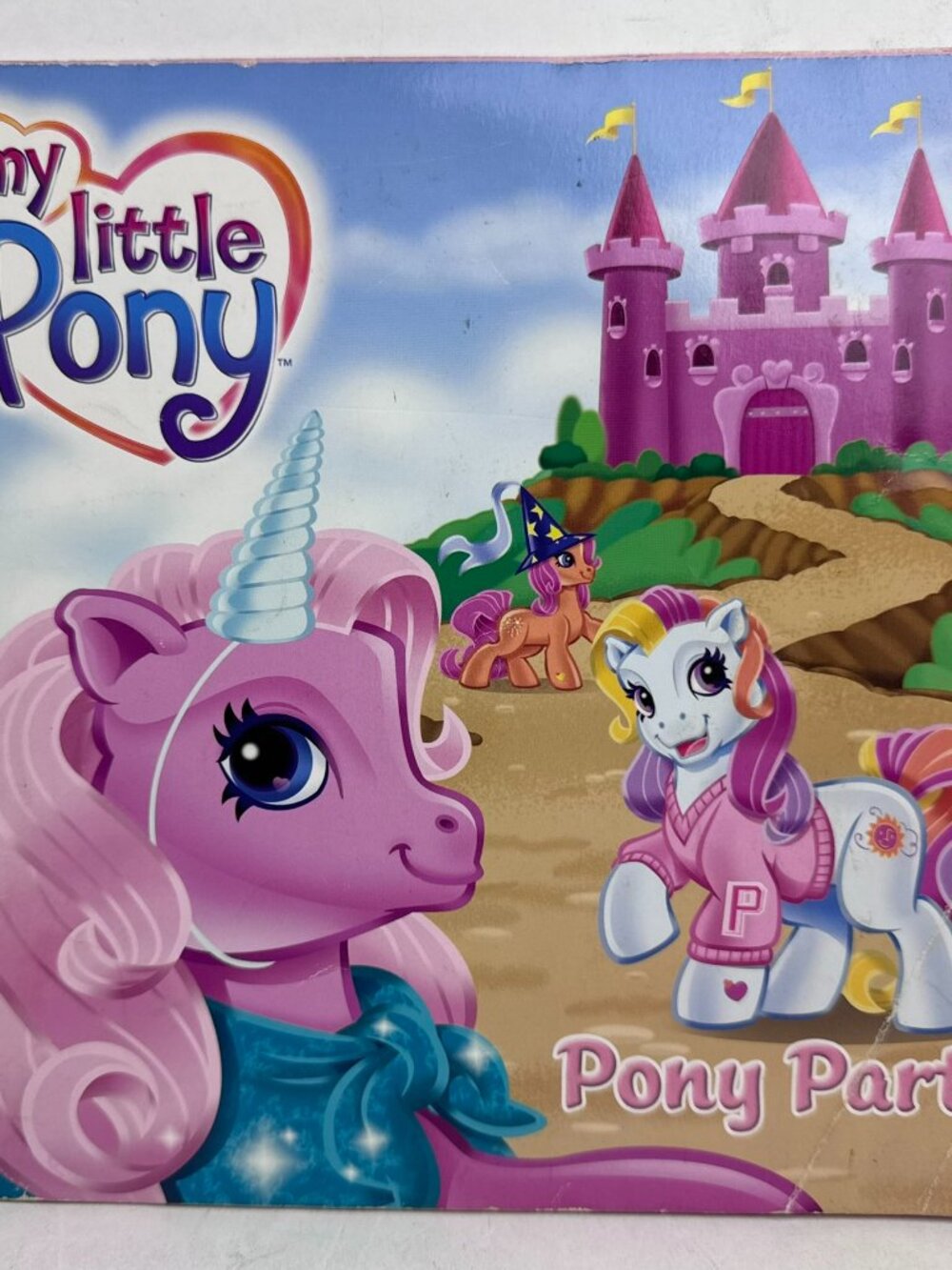 My Little Pony Pony Party Book 2004 Pinkie Pie G3 Paperback ISBN 0-06-054950-5
